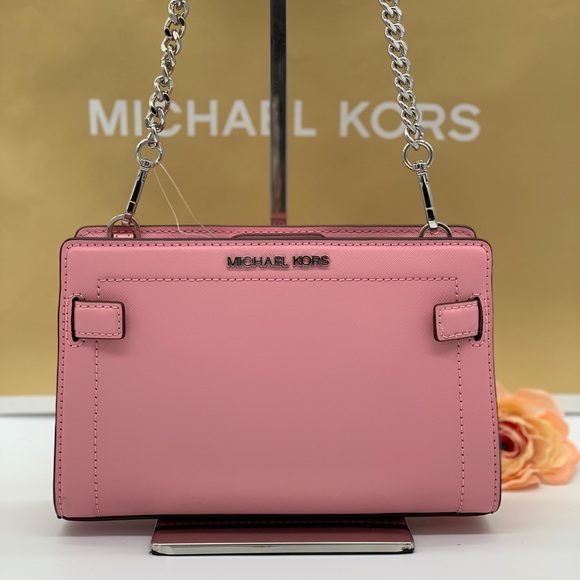 MICHAEL KORS RAYNE SM CROSSBODY CARNATION - Picture 6 of 16